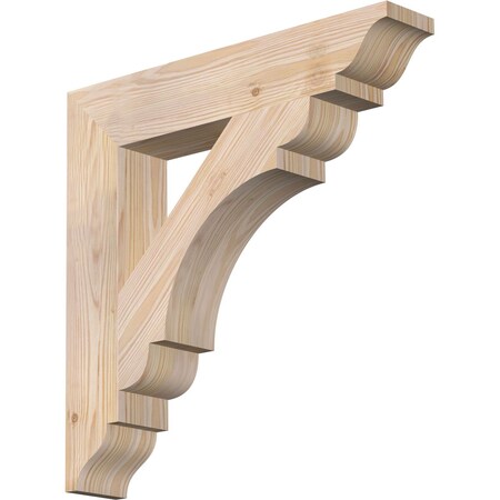 Ekena Millwork Olympic Traditional Smooth Bracket, Douglas Fir, 3 1/2"W x 20"D x 20"H BKT04X20X20OLY01SDF
